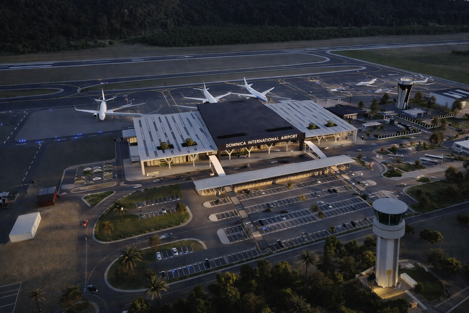 Ground transportation to Dominica International Airport